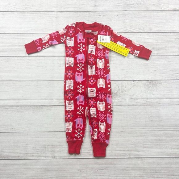 NWT Hanna Andersson Snow Owl Organic Pajamas - Picture 1 of 3
